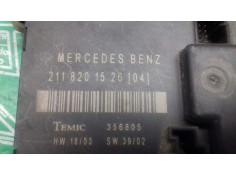 Recambio de modulo confort para mercedes-benz clase e (w211) berlina e 500 4-matic (211.083) referencia OEM IAM 2118201526[04]   2