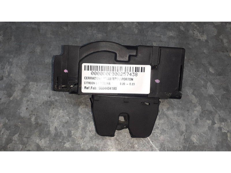 Recambio de cerradura maletero / porton para citroen c4 berlina referencia OEM IAM 9804404180  200818195C2