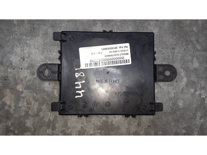 Recambio de modulo electronico para citroen c4 berlina referencia OEM IAM 981900838001 503959420003 MAGNETI MARELLI