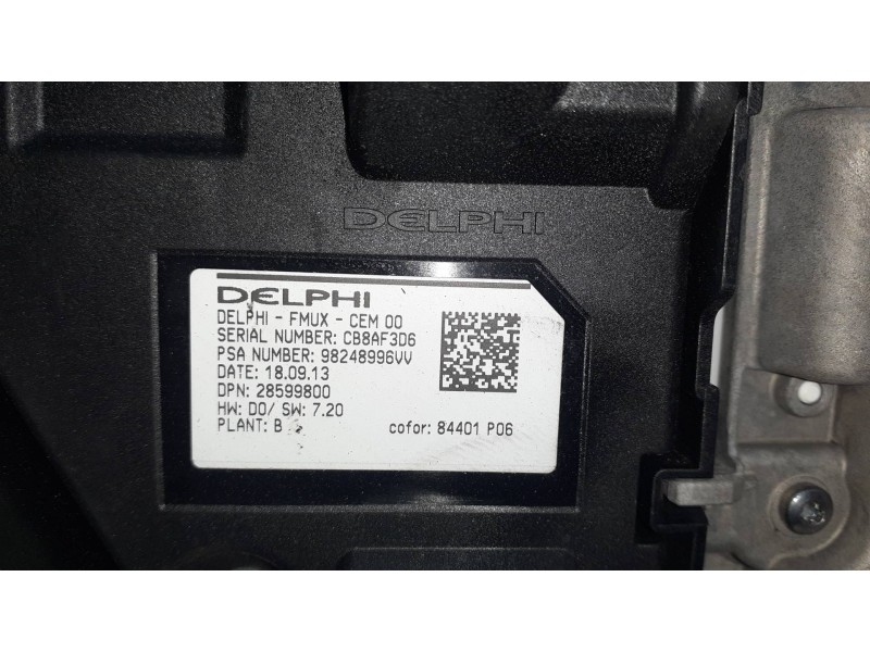 Recambio de pantalla multifuncion para citroen c4 berlina referencia OEM IAM 982502938000 CON LLAVE DELPHI