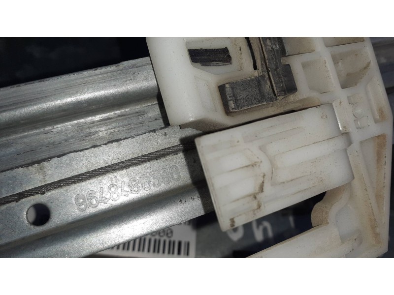 Recambio de elevalunas delantero derecho para citroen c5 berlina referencia OEM IAM 9648486380 SIN MOTOR ELECTRICO