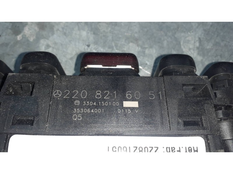 Recambio de mando multifuncion para mercedes-benz clase s (w220) berlina referencia OEM IAM 2208216051 2208213951 WARNING