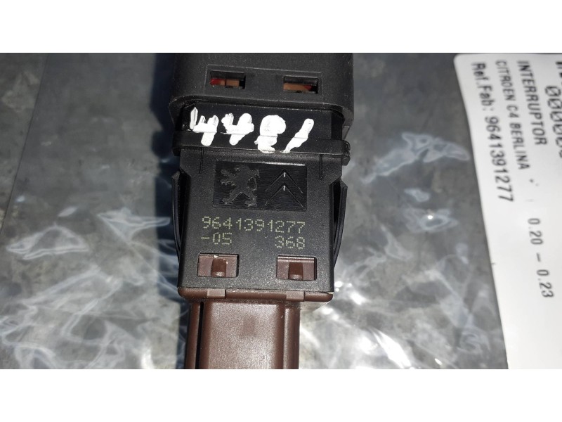 Recambio de interruptor para citroen c4 berlina referencia OEM IAM 9641391277 95835T02 AIRBAG ON OFF