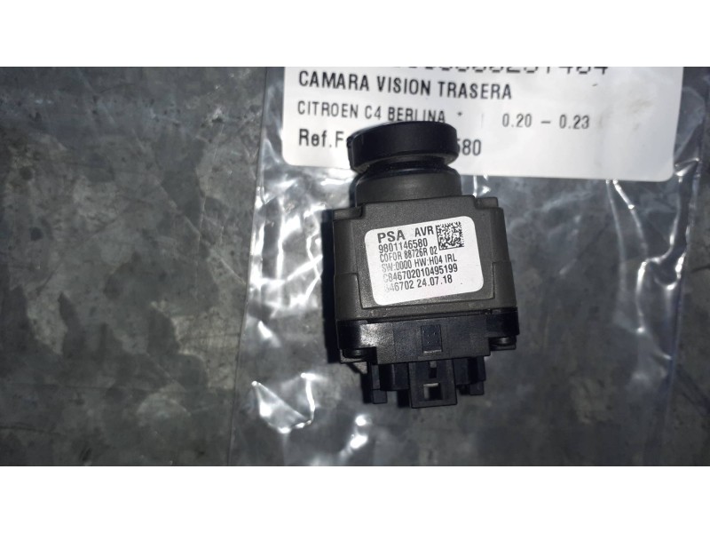 Recambio de camara vision trasera para citroen c4 berlina referencia OEM IAM 9801146580  