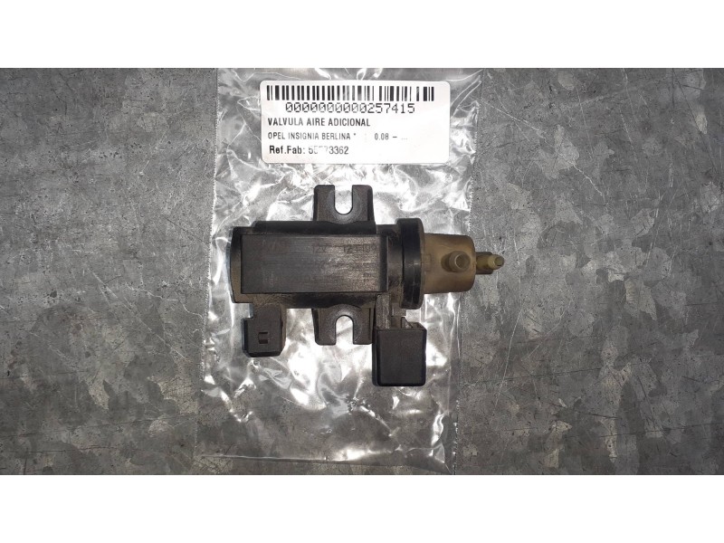 Recambio de valvula aire adicional para opel insignia berlina referencia OEM IAM 55573362 70142003 