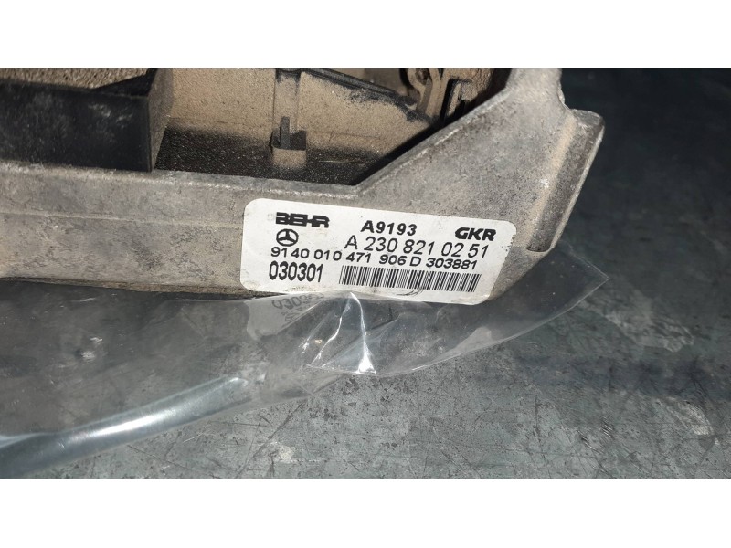 Recambio de resistencia calefaccion para mercedes-benz clase m (w163) referencia OEM IAM A2308210251 9140010471 RELE