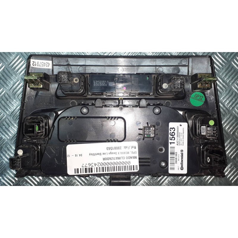 Recambio de mando climatizador para opel mokka x design line start/stop referencia OEM IAM 39081563 A2C1135000001 42457912