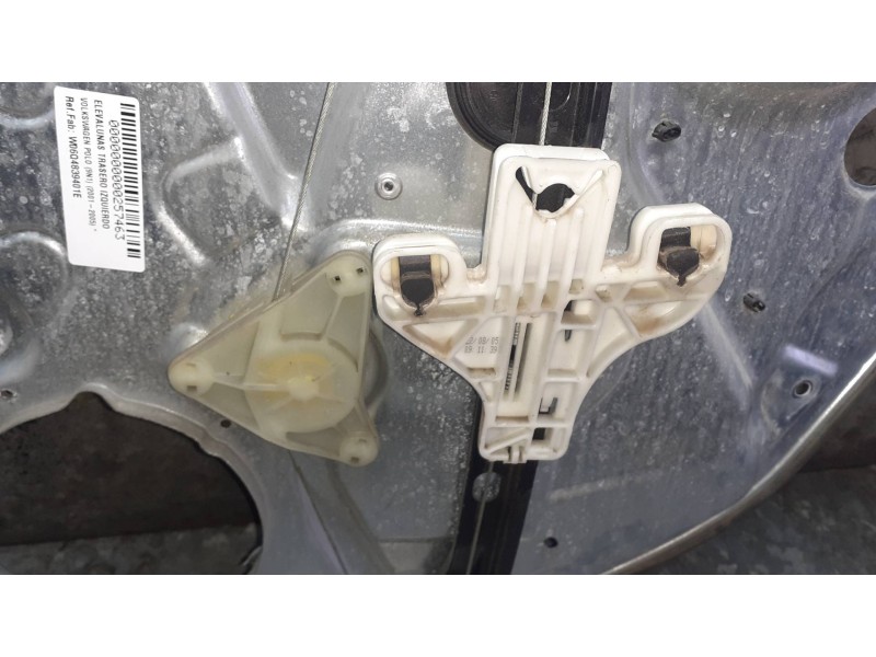 Recambio de elevalunas trasero izquierdo para volkswagen polo (9n1) referencia OEM IAM W06Q4839401E SIN MOTOR ELECTRICO