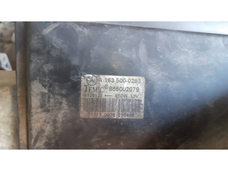 Recambio de electroventilador para mercedes-benz clase m (w163) referencia OEM IAM A1635000293 8850032373 TEMIC