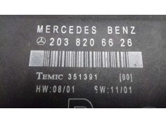Recambio de modulo confort para mercedes-benz clase c (w203) berlina referencia OEM IAM 2038206626 351391  2