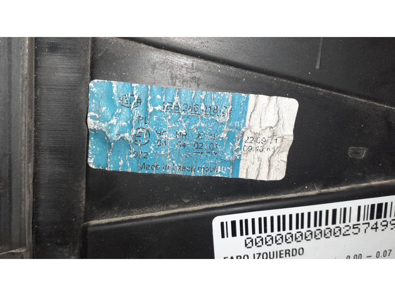 Recambio de faro izquierdo para skoda fabia (6y2/6y3) referencia OEM IAM 1EB24601809  