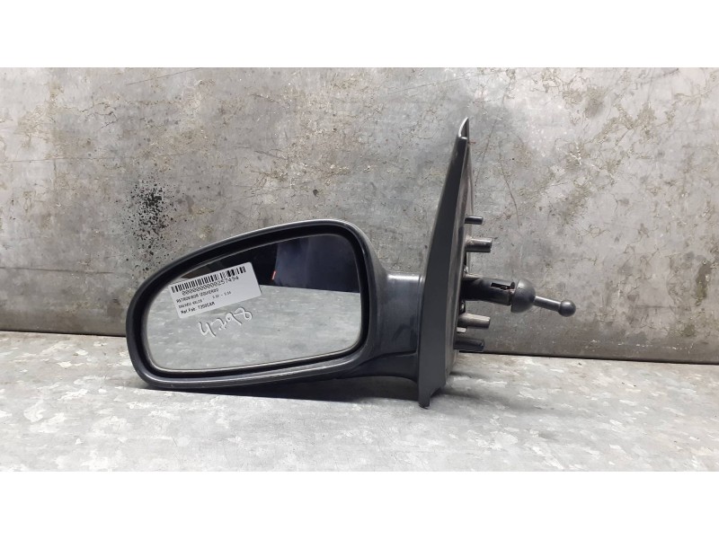 Recambio de retrovisor izquierdo para daewoo kalos referencia OEM IAM T200CAR NEGRO MANUAL