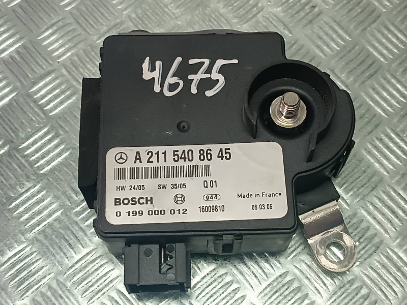 Recambio de modulo electronico para mercedes-benz clase e (w211) berlina referencia OEM IAM A2115408645 0199000012 BOSCH