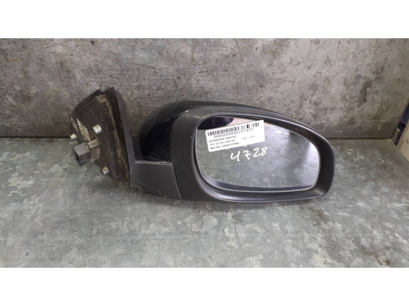 Recambio de retrovisor derecho para opel vectra c berlina referencia OEM IAM 24436147FN6 NEGRO ELECTRICO