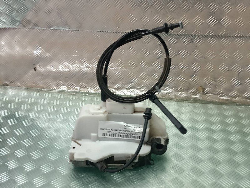 Recambio de cerradura puerta delantera izquierda para citroen c3 referencia OEM IAM 46982980 BLANCO CONECTOR 5 PINES