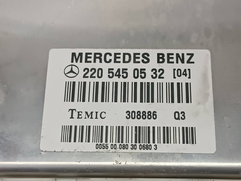 Recambio de centralita suspension para mercedes-benz clase s (w220) berlina referencia OEM IAM 2205450532 308886Q3 TEMIC