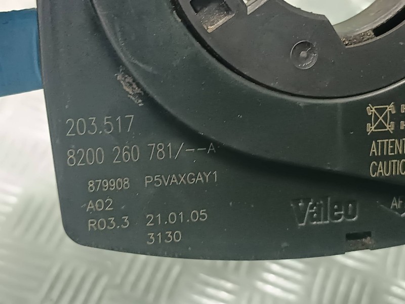 Recambio de anillo airbag para renault espace iv (jk0) referencia OEM IAM 8200260781 203517 VALEO