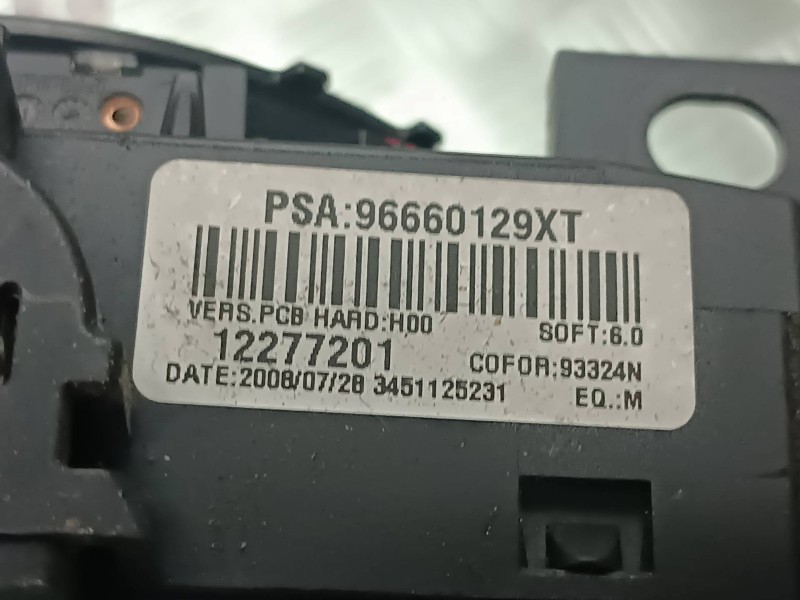 Recambio de mando luces para citroen jumpy referencia OEM IAM 96660129XT DELPHI COM2005