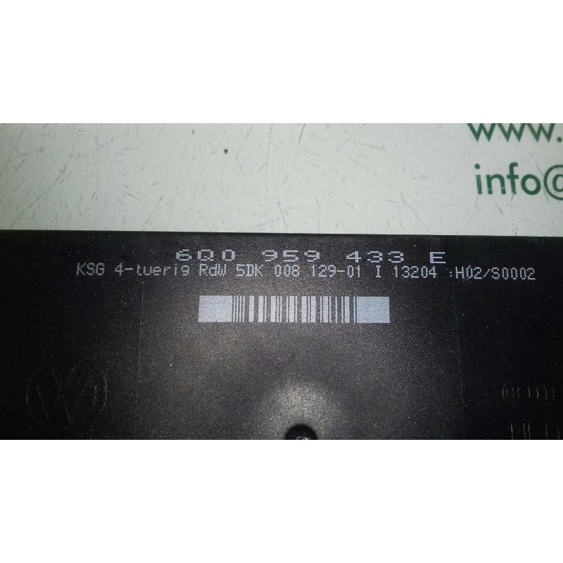 Recambio de modulo confort para seat cordoba berlina (6l2) fresh referencia OEM IAM 6Q0959433E  HELLA