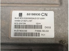 Recambio de centralita motor uce para opel corsa d referencia OEM IAM 55198930CN 7160016302 GM 2