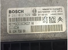 Recambio de centralita motor uce para citroen c3 referencia OEM IAM 9663475880 0281012529 BOSCH 2