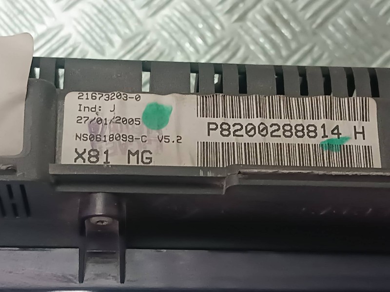 Recambio de cuadro instrumentos para renault espace iv (jk0) referencia OEM IAM 8200288814H 21659595B SAGEM