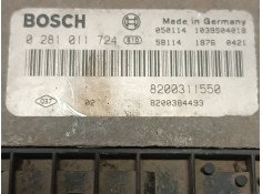 Recambio de centralita motor uce para renault espace iv (jk0) referencia OEM IAM 8200311550 02810011724 BOSCH 2