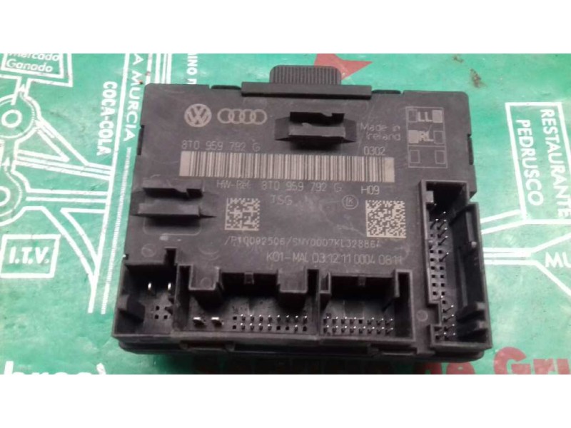 Recambio de modulo confort para audi a4 ber. (b8) básico referencia OEM IAM 8T0959792G  DEL-DERECH
