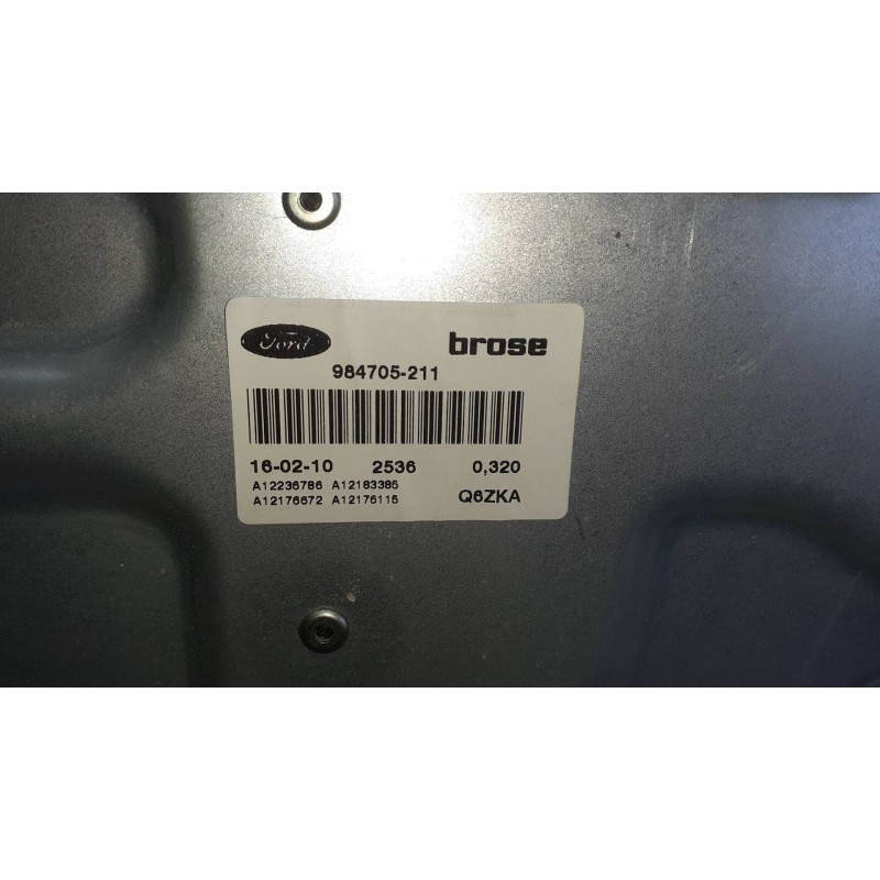 Recambio de elevalunas delantero derecho para ford focus lim. (cb4) referencia OEM IAM 984705211 SIN MOTOR ELECTRICO
