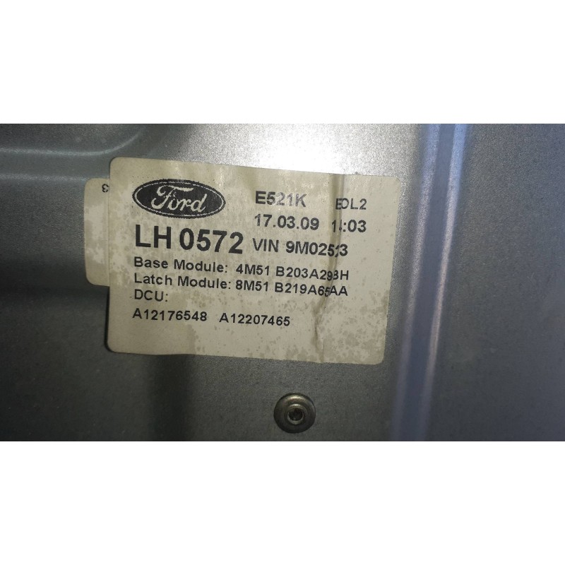 Recambio de elevalunas delantero izquierdo para ford focus lim. (cb4) referencia OEM IAM 8M51B219A65AA SIN MOTOR ELECTRICO