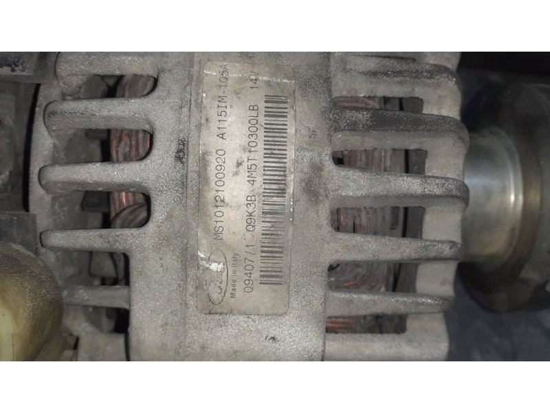 Recambio de alternador para ford focus berlina (cap) referencia OEM IAM 4M5T10300LB A115IM 105A