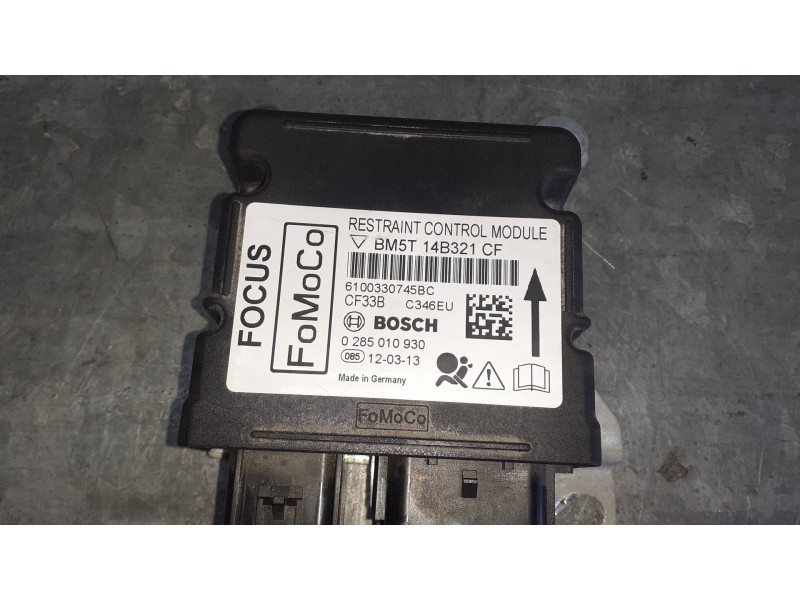 Recambio de centralita airbag para ford focus lim. (cb8) referencia OEM IAM BM5T14B321CF 0285010930 BOSCH - FOMOCO