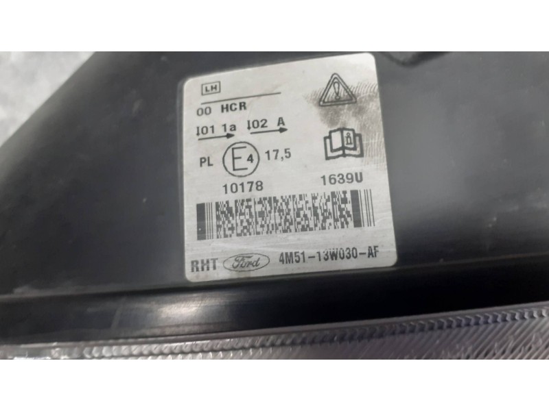 Recambio de faro izquierdo para ford focus berlina (cap) referencia OEM IAM 4M5113W030AF  