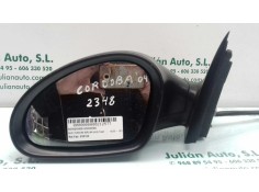 Recambio de retrovisor izquierdo para seat cordoba berlina (6l2) fresh referencia OEM IAM 836193  MANUAL