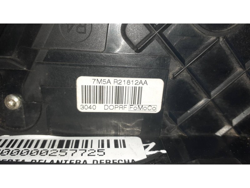 Recambio de cerradura puerta delantera derecha para ford focus lim. (cb4) referencia OEM IAM 7M5AR21812AA  6 PINES
