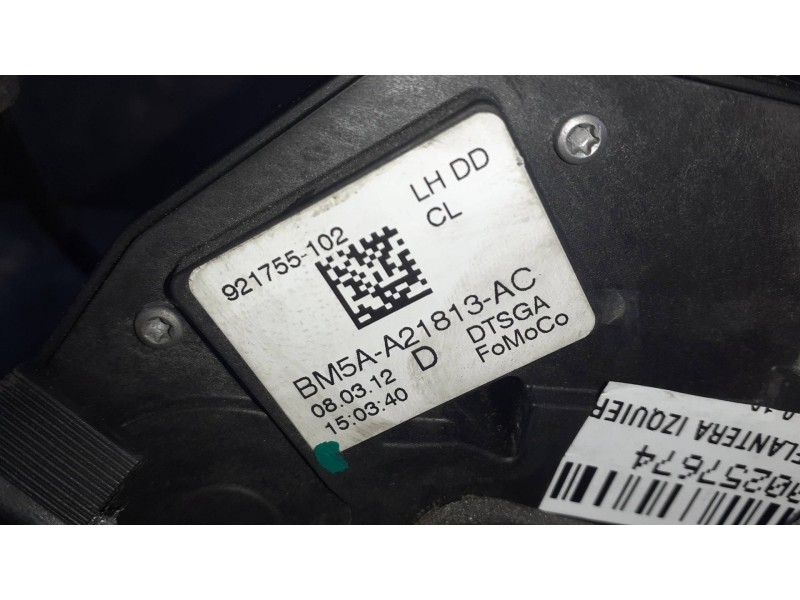 Recambio de cerradura puerta delantera izquierda para ford focus lim. (cb8) referencia OEM IAM BM5AA21813AC 921755102 5 PINES