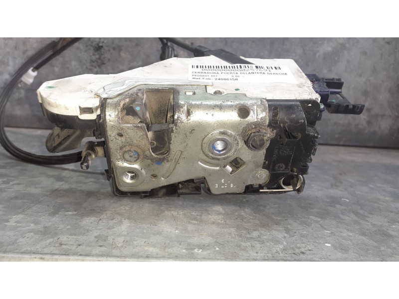 Recambio de cerradura puerta delantera derecha para peugeot 207 referencia OEM IAM 24086158 24087158 6 PINES