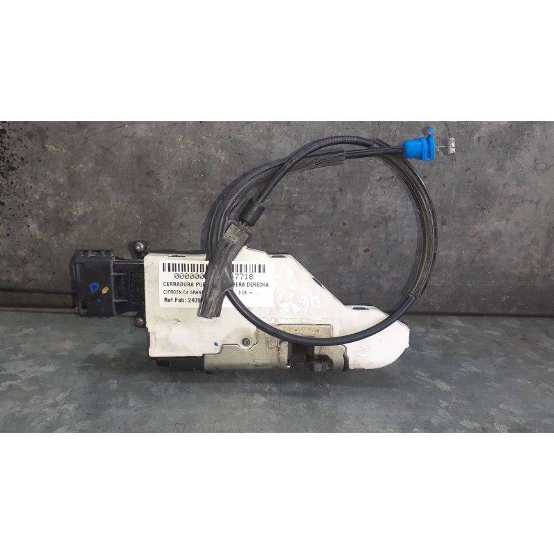 Recambio de cerradura puerta delantera derecha para citroen c4 grand picasso referencia OEM IAM 24095816 24097816 6 PINES
