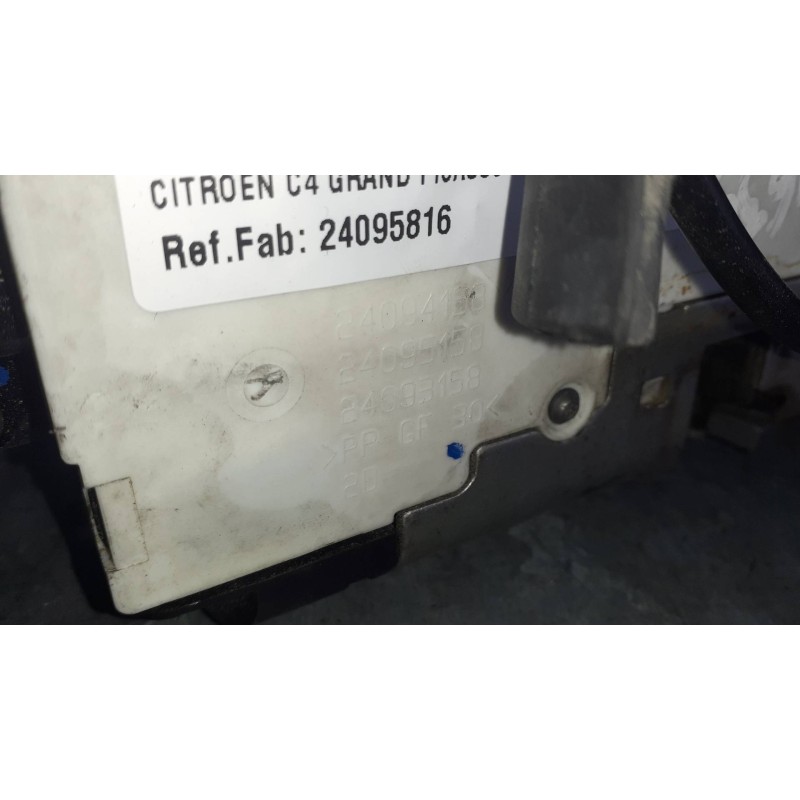 Recambio de cerradura puerta delantera derecha para citroen c4 grand picasso referencia OEM IAM 24095816 24097816 6 PINES
