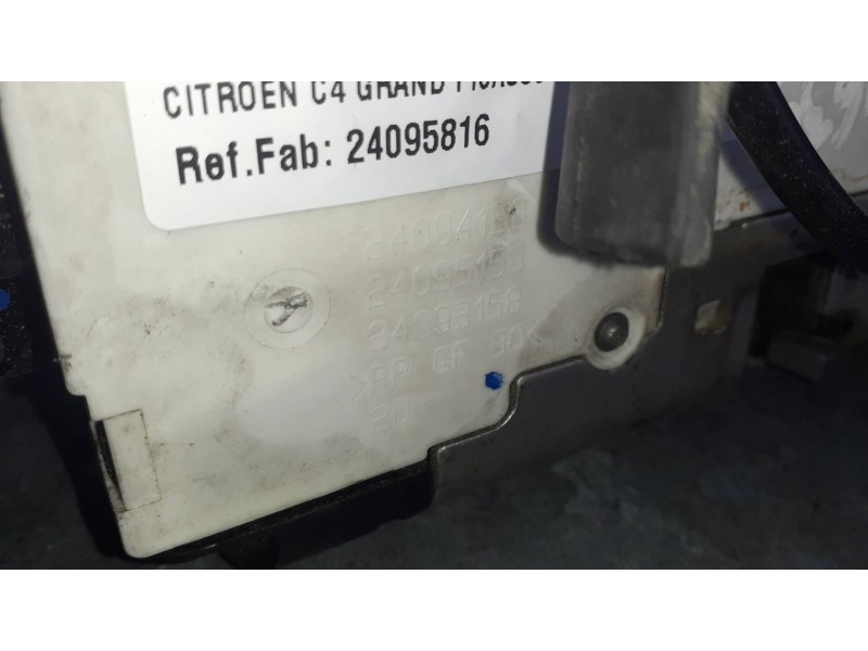 Recambio de cerradura puerta delantera derecha para citroen c4 grand picasso referencia OEM IAM 24095816 24097816 6 PINES