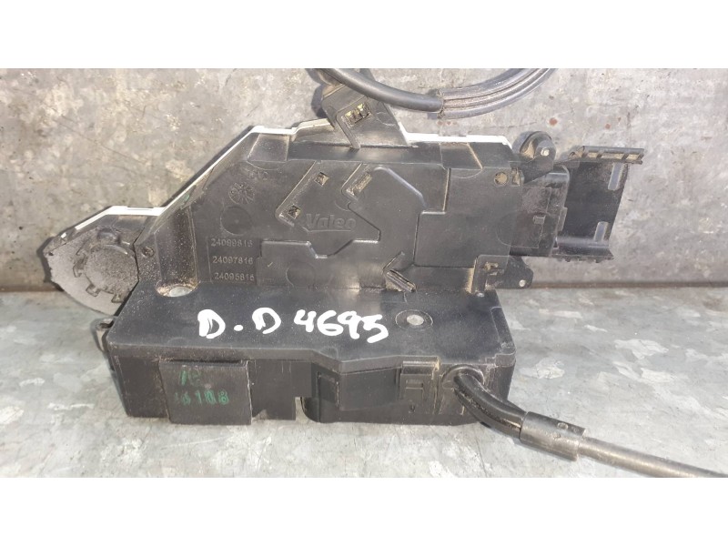 Recambio de cerradura puerta delantera derecha para peugeot 207 referencia OEM IAM 24099816 24097816 6 PINES