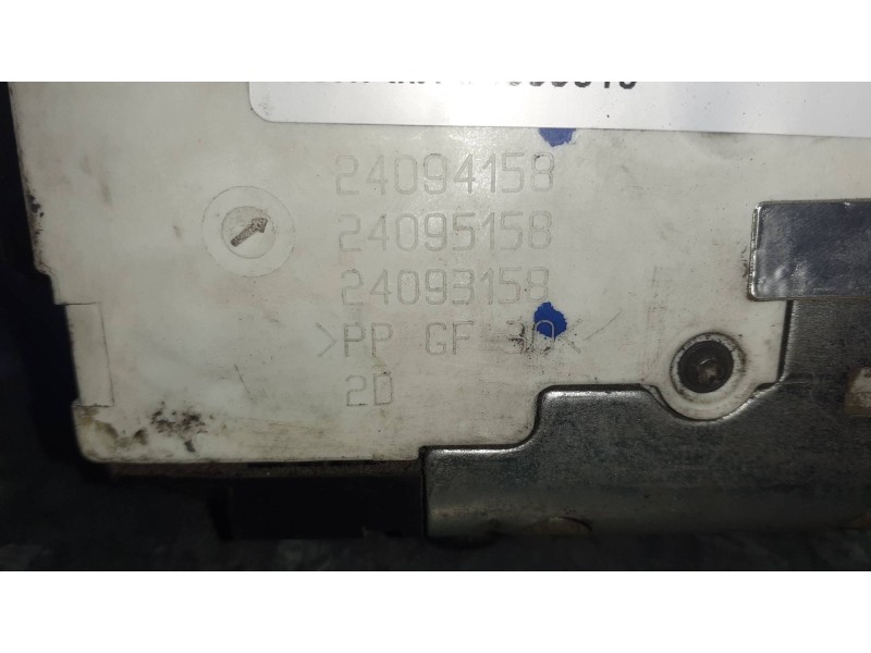 Recambio de cerradura puerta delantera derecha para peugeot 207 referencia OEM IAM 24099816 24097816 6 PINES