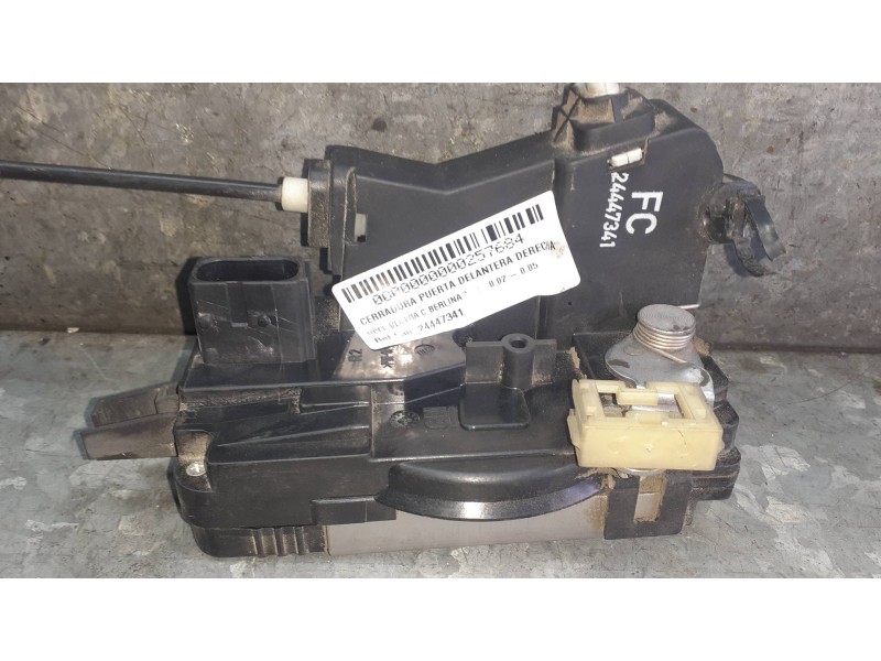 Recambio de cerradura puerta delantera derecha para opel vectra c berlina referencia OEM IAM 24447341  5 PINES