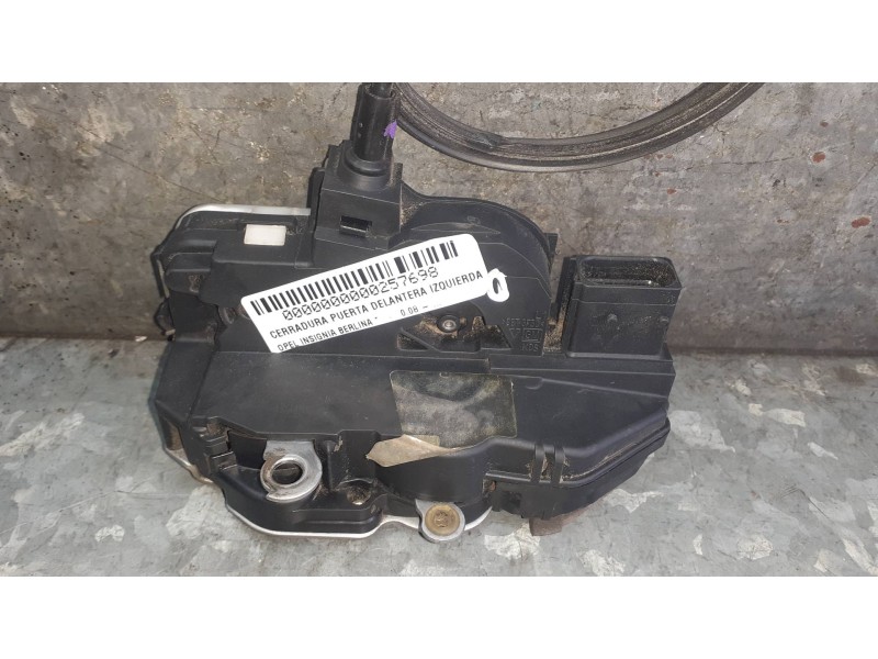 Recambio de cerradura puerta delantera izquierda para opel insignia berlina referencia OEM IAM 3023881LH1  6 PINES