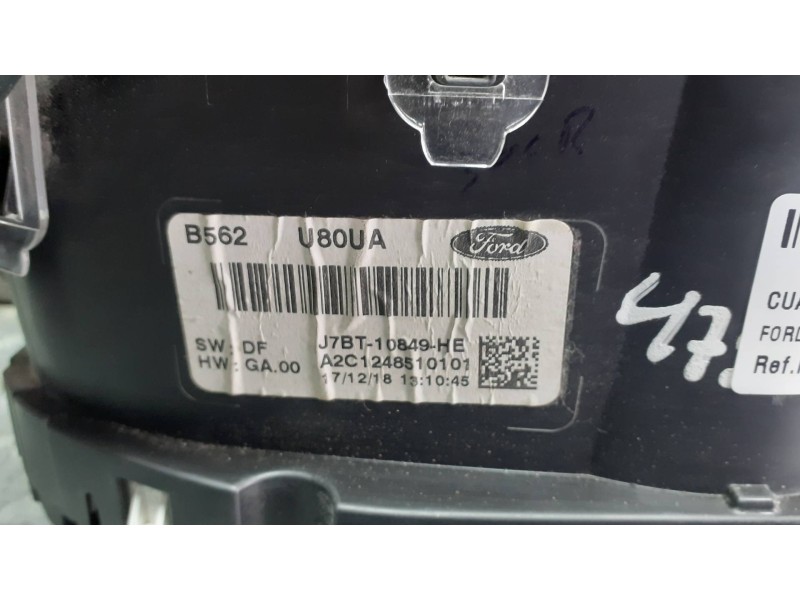 Recambio de cuadro instrumentos para ford ka+ referencia OEM IAM J7BT10849HE A2C1248510101 