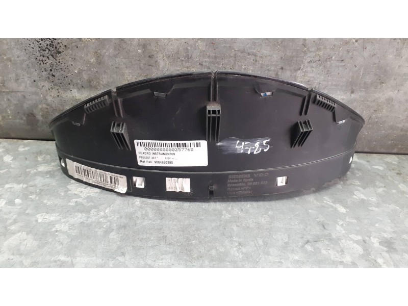Recambio de cuadro instrumentos para peugeot 407 referencia OEM IAM 9664690380 89661232 SIEMENS VDO