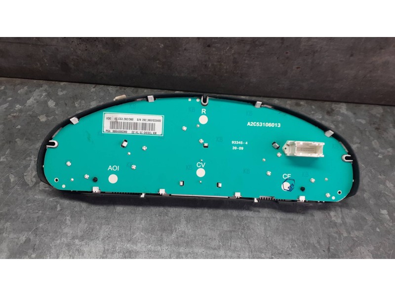 Recambio de cuadro instrumentos para peugeot 407 referencia OEM IAM 9664690380 89661232 SIEMENS VDO