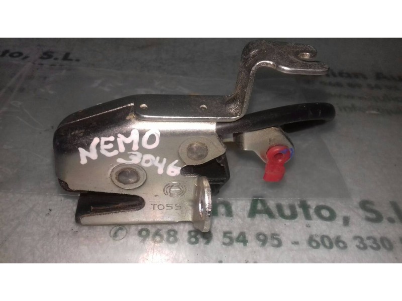 Recambio de cerradura puerta trasera izquierda para citroen nemo sx plus referencia OEM IAM T055 2 PINES BLANCO