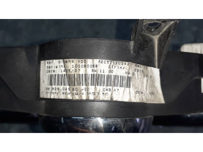 Recambio de cuadro instrumentos para peugeot 205 berlina referencia OEM IAM 966290498000 A2C53065549 SIEMENS - VDO