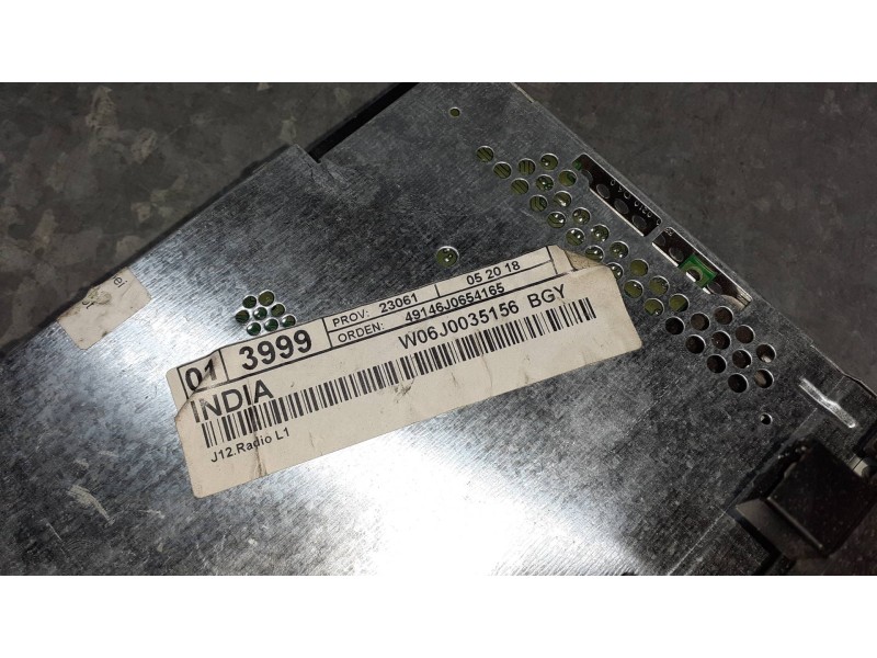 Recambio de sistema audio / radio cd para seat ibiza (6j5) referencia OEM IAM 6J0035156BGY W066J0035156BGY 